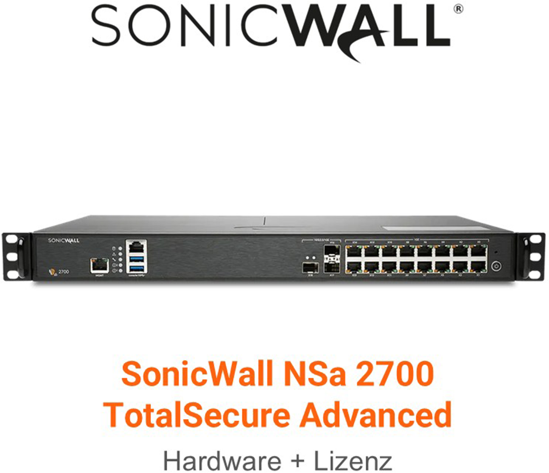 SonicWall NSA 2700 TotalSecure Advanced Edition (End of Sale/Life)