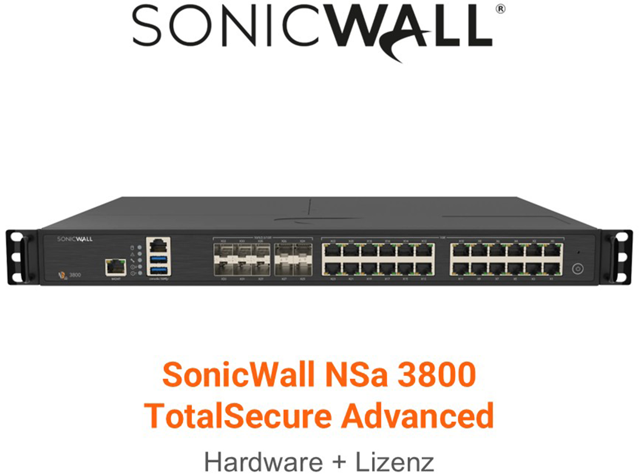SonicWall NSA 3800 TotalSecure Advanced Edition