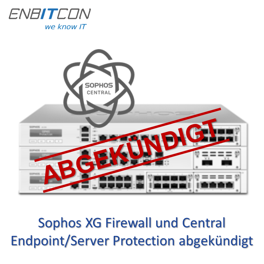 Sophox XG Firewall i Central Endpoint/Server Protection wycofane ze sprzedaży